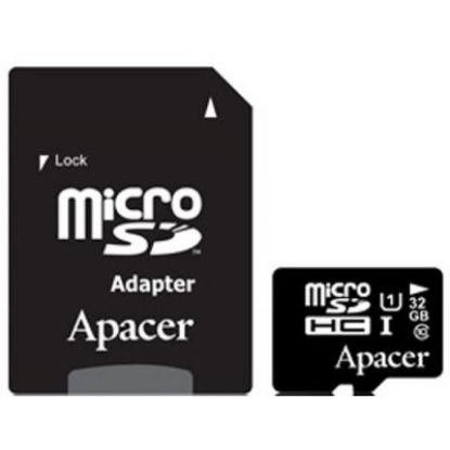  Зображення Карта пам'яті Apacer microSD  32GB C10 UHS-I + SD 